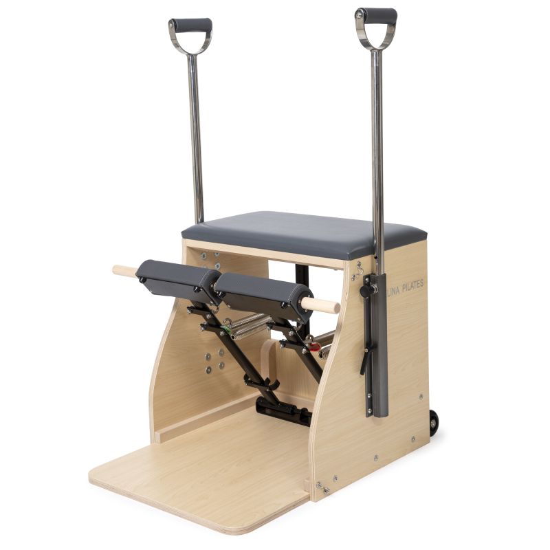 Cadeira Pilates com base de madeira