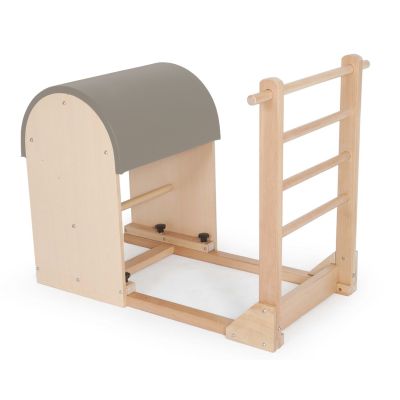 Pilates ladder barrel with wooden base